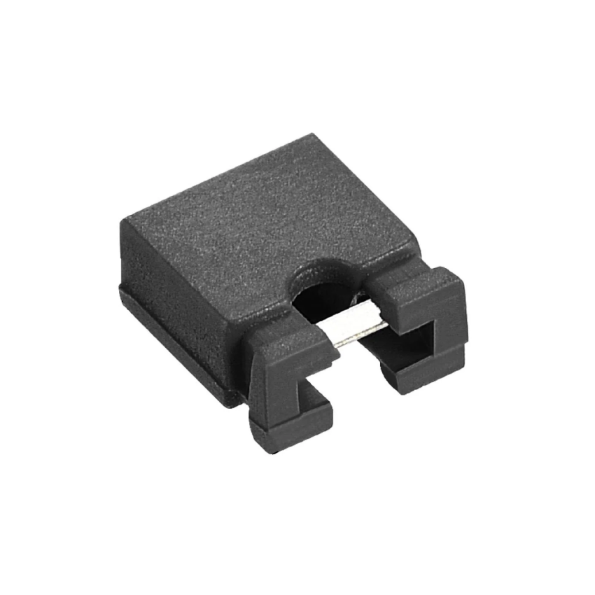 JUMPER CONECTOR MINI 2.54mm Pitch Shunt Black Housing Low Profile PCB Header Shorting Plug