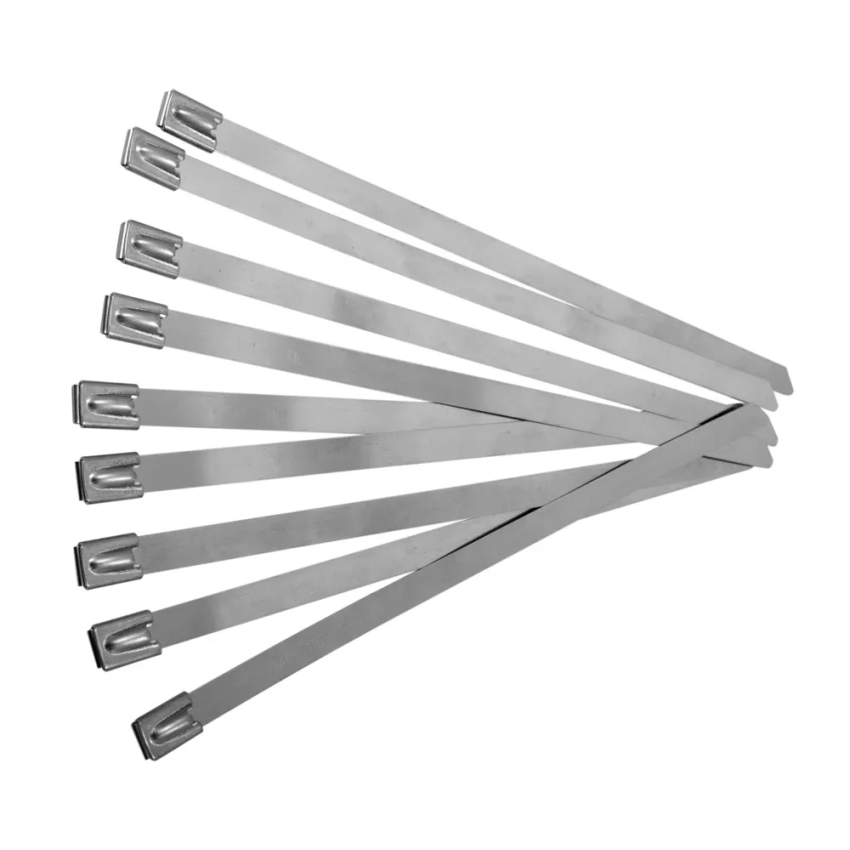 9813730 Cable Tie 316 Stainless Steel 610mm Length 7mm Width 44.5MPa Tensile Strength -80C to 150C
