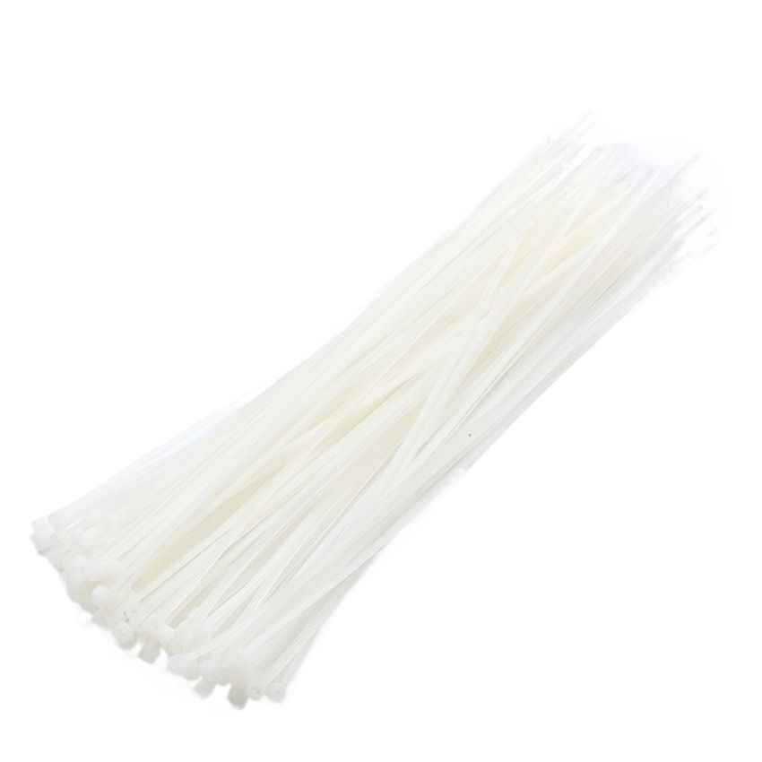 K58 Cable Tie White 36mm Width 300mm Length Nylon UV Resistant
