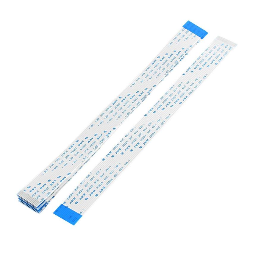 Flexible Flat Cable, 24 Pin 0.5mm Pitch FFC Ribbon Data Cable