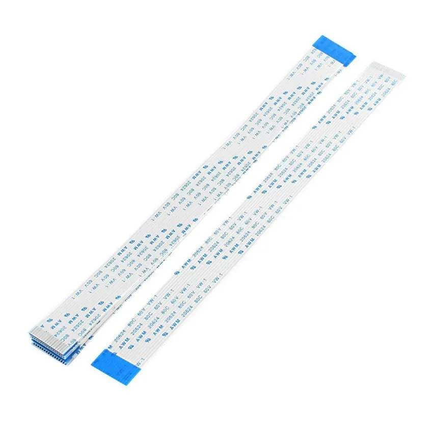 Flexible Flat Cable, 24 Pin 0.5mm Pitch FFC Ribbon Data Cable