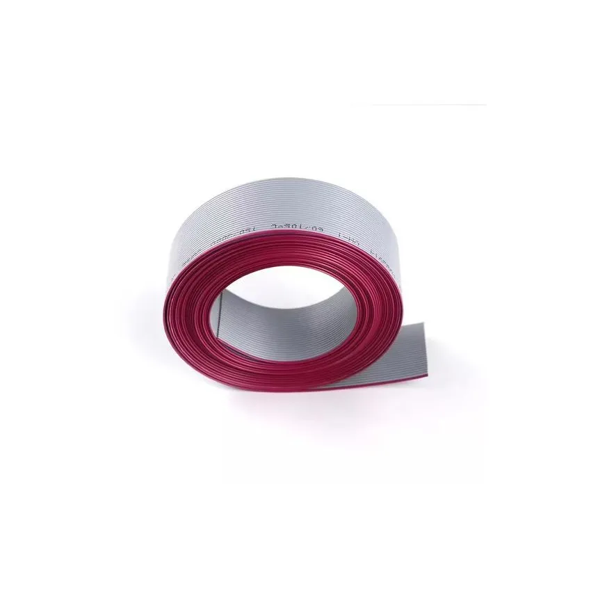 16-Pin Flat Ribbon Cable, 1 Meter Length, 2.54 mm Pitch, Gray IDC Connector Cable