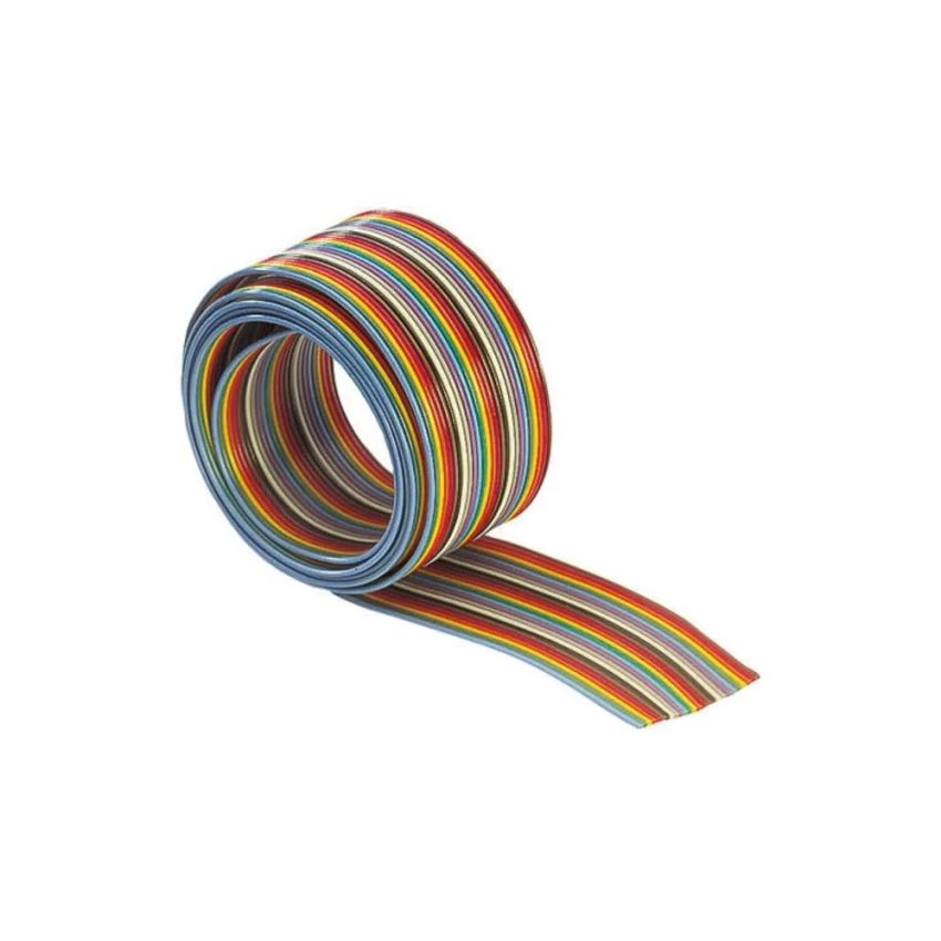 Ribbon Cable, 16 Pin Colored, 1.27mm Pitch Flat Wire