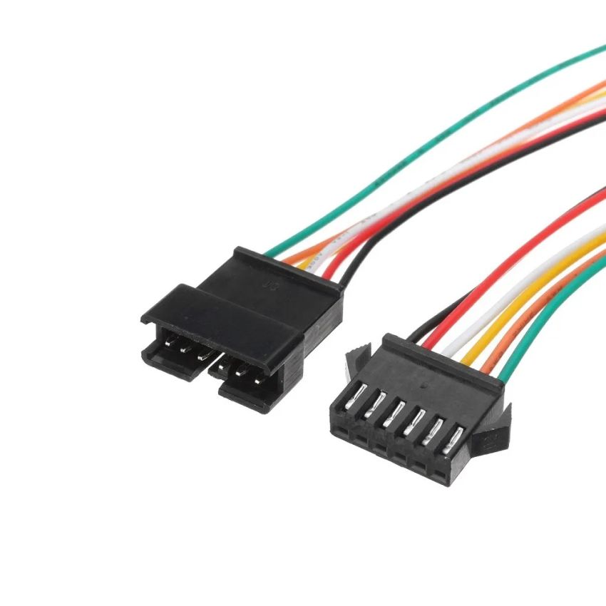 JST SM Connector Set, 6 Pin Male Female Pair