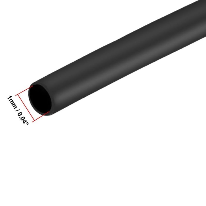 Heat Shrink Tube 1mm - High-Temperature Resistant,for Wire Cable Repair and DIY Projects