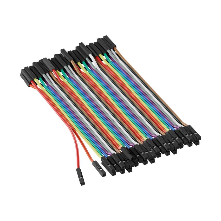 Female to Female Jumper Wire - 10cm,Set of 40- for Seamless Circuit Connections