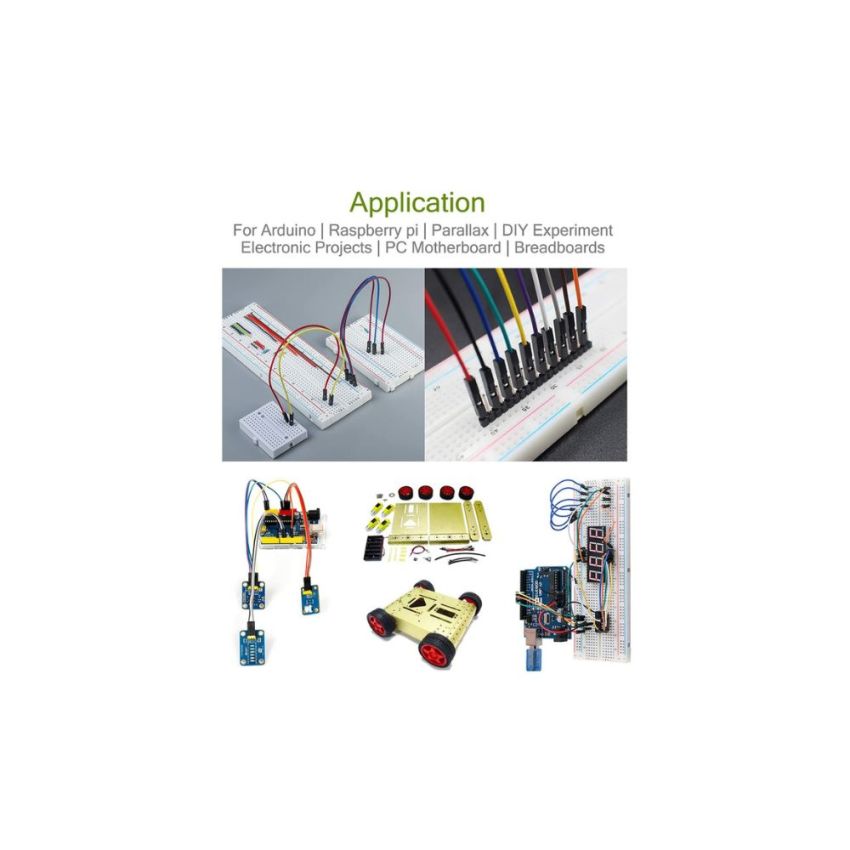 Female to Female Jumper Wire -10CM Set of 40 ,Ideal for Prototyping and Breadboard Projects