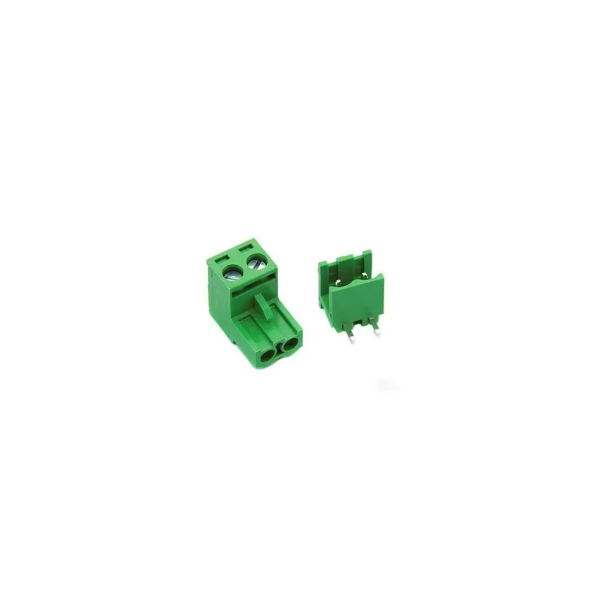 2EDGK 5.08mm Terminal Connector 2Pin Male Female Angle Pluggable PCB Mount