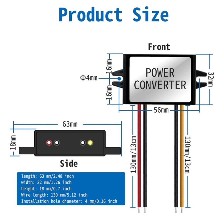 FZS241205 DC-DC Converter 24V (15-40) / 12V5A