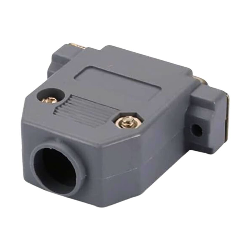 DB15,Connector Housing, Plastic Shell with Screws, Grey