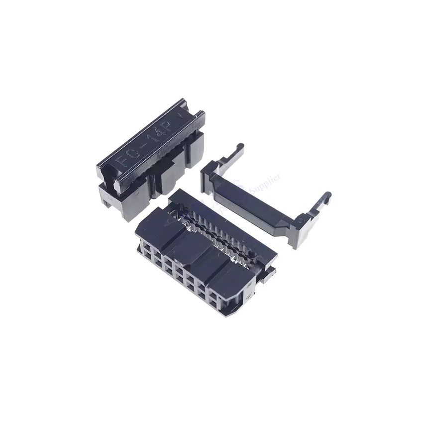 FC-14P IDC Connector 2.54mm Pitch 14-Pin Flat Ribbon Cable Socket