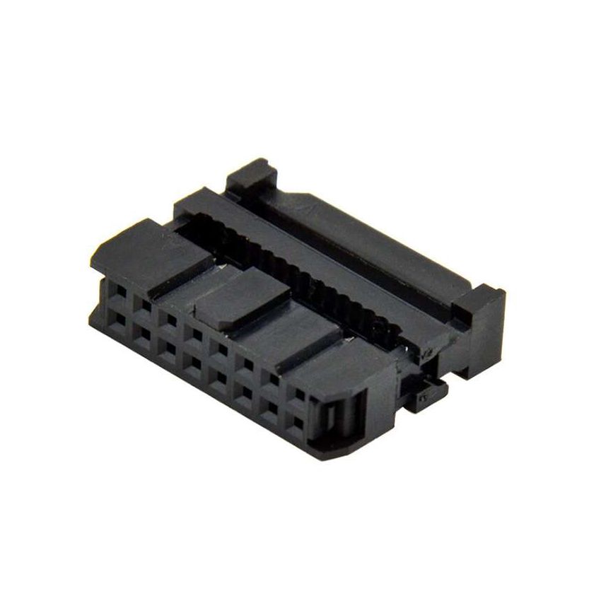 FC-16P IDC Connector 2.54mm Pitch 16-Pin Female Socket for Flat Ribbon Cable