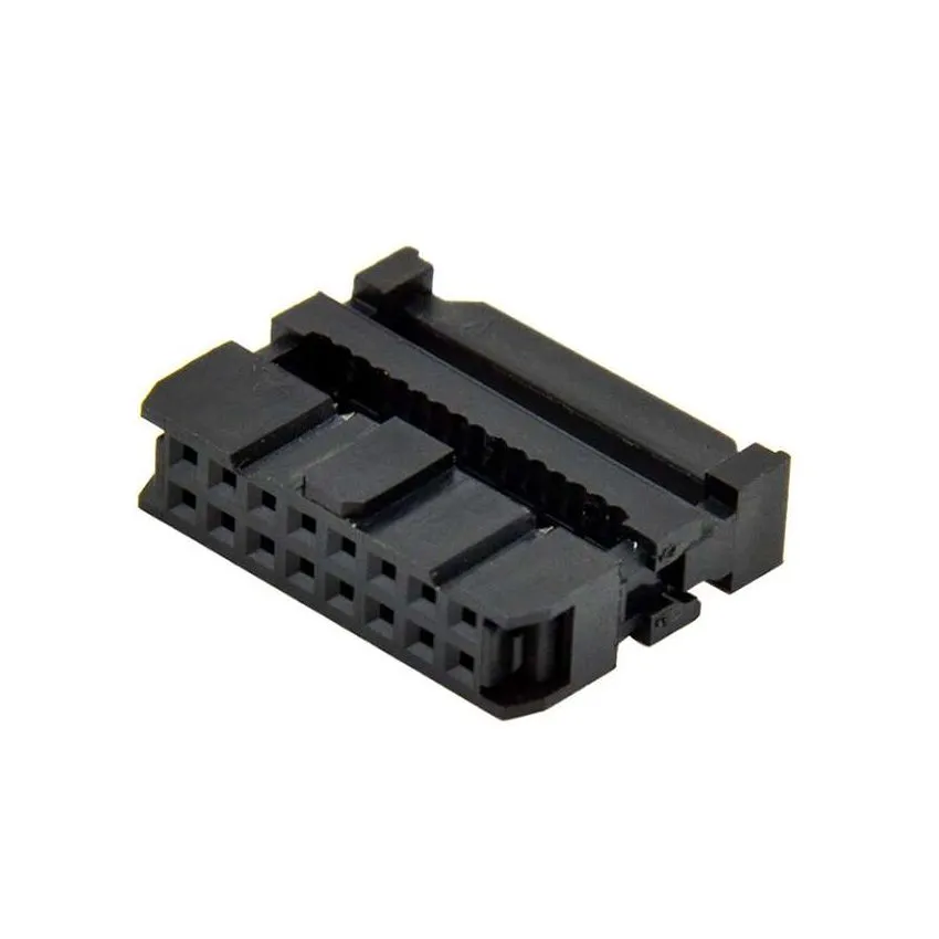IDC Connector, 16-Pin, 2.54 mm Pitch, Straight Type for Ribbon Cable Connections