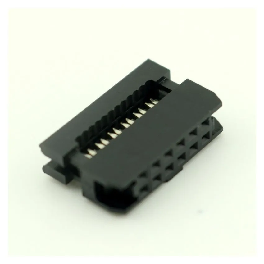 IDC Connector, 16-Pin, 2.54 mm Pitch, Straight Type for Ribbon Cable Connections