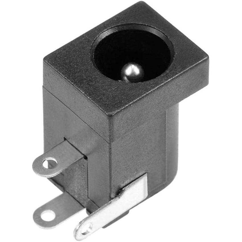 DC-005 Female DC Power Jack PCB Mount 2.1mm x 5.5mm Socket 3-Pin