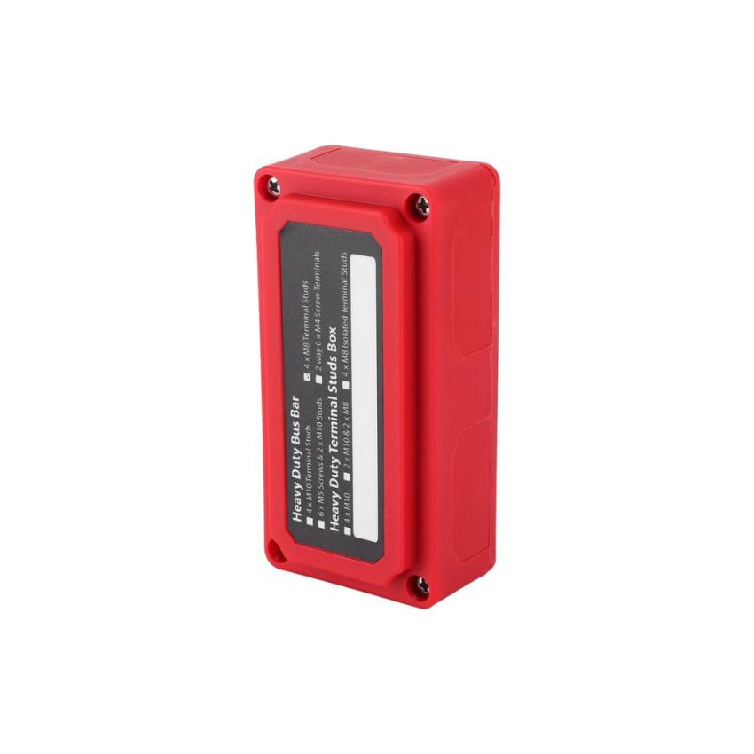 Power Distribution Block Module, Busbar Automotive Box,4X M8,(5/16