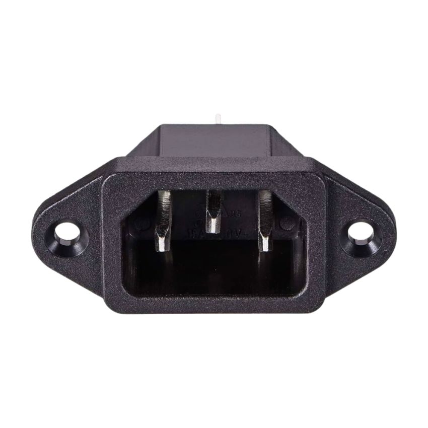 Chassis Panel Mount Plug (PIN),250V,10A,3-Pin