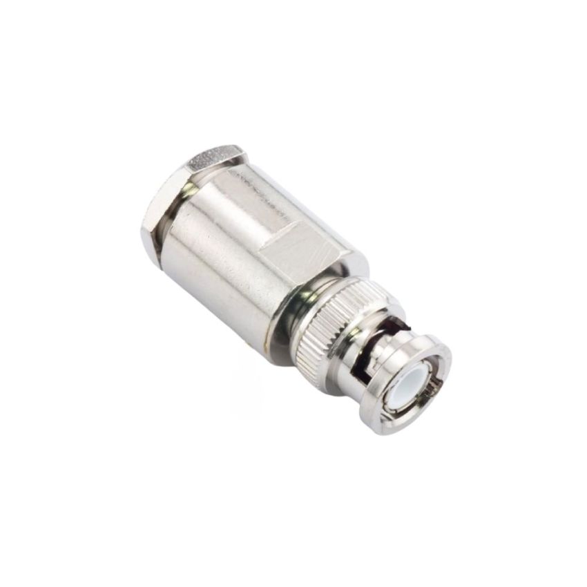 RG213, BNC Coaxial Cable Connector Crimp Type Nickel Plated,50ohm