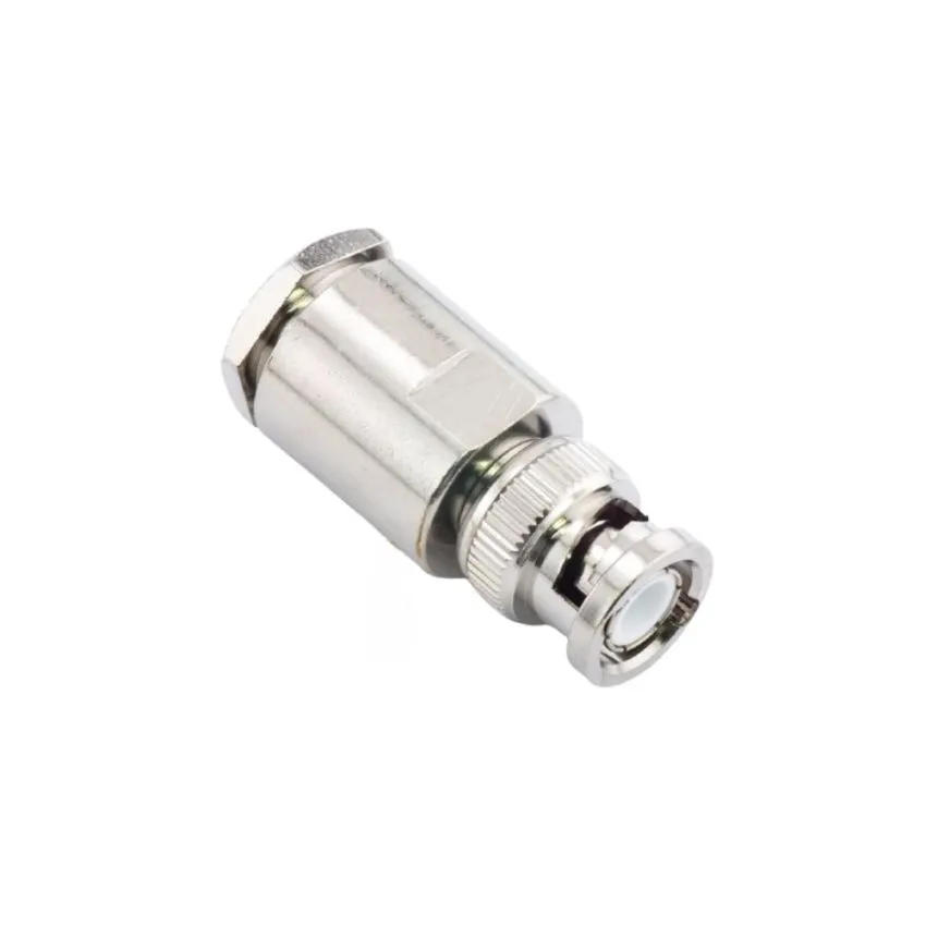 RG213, BNC Coaxial Cable Connector Crimp Type Nickel Plated,50ohm