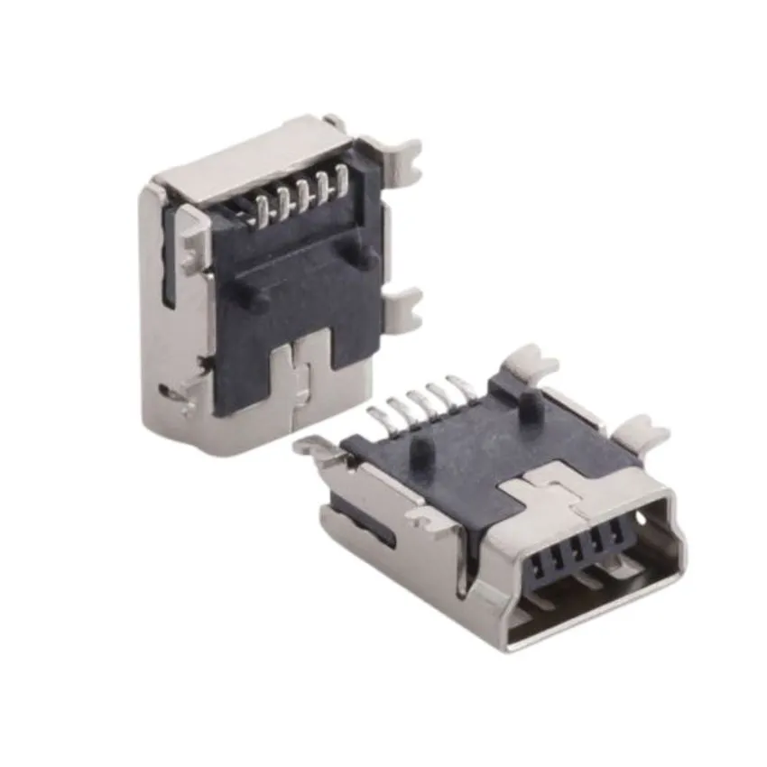 USB Female Connector, Right Angle, Type-A