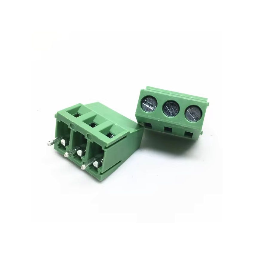 KF128 Terminal Block Connector 3 Pin Male 5.08mm Pitch 300V 10A 24-12AWG PCB Mount
