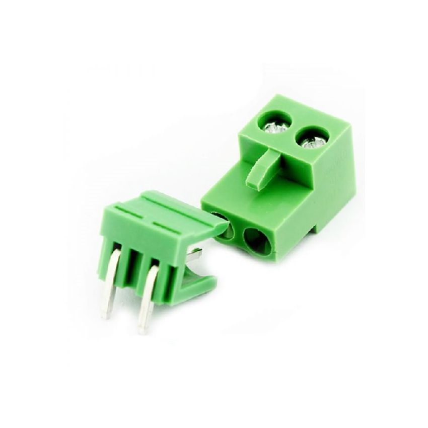 2EDGK 5.08mm Terminal Connector 2Pin Male Female Angle Pluggable PCB Mount