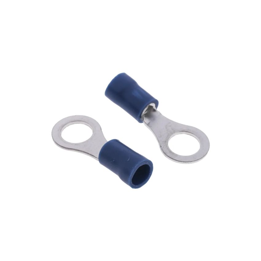 VR 2-6 Ring Terminal Insulated Lug 16-14AWG 1.5-2.5mm2 Blue Crimp Connector