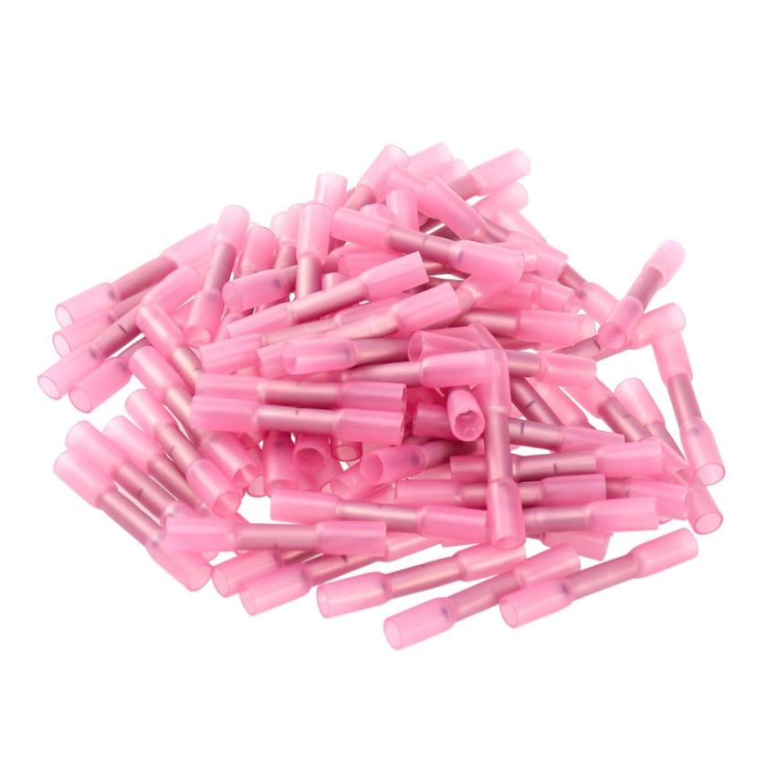 K12 Spade Butt Connector 0.5-1.5mm, Heat Shrink Waterproof, 22-16AWG