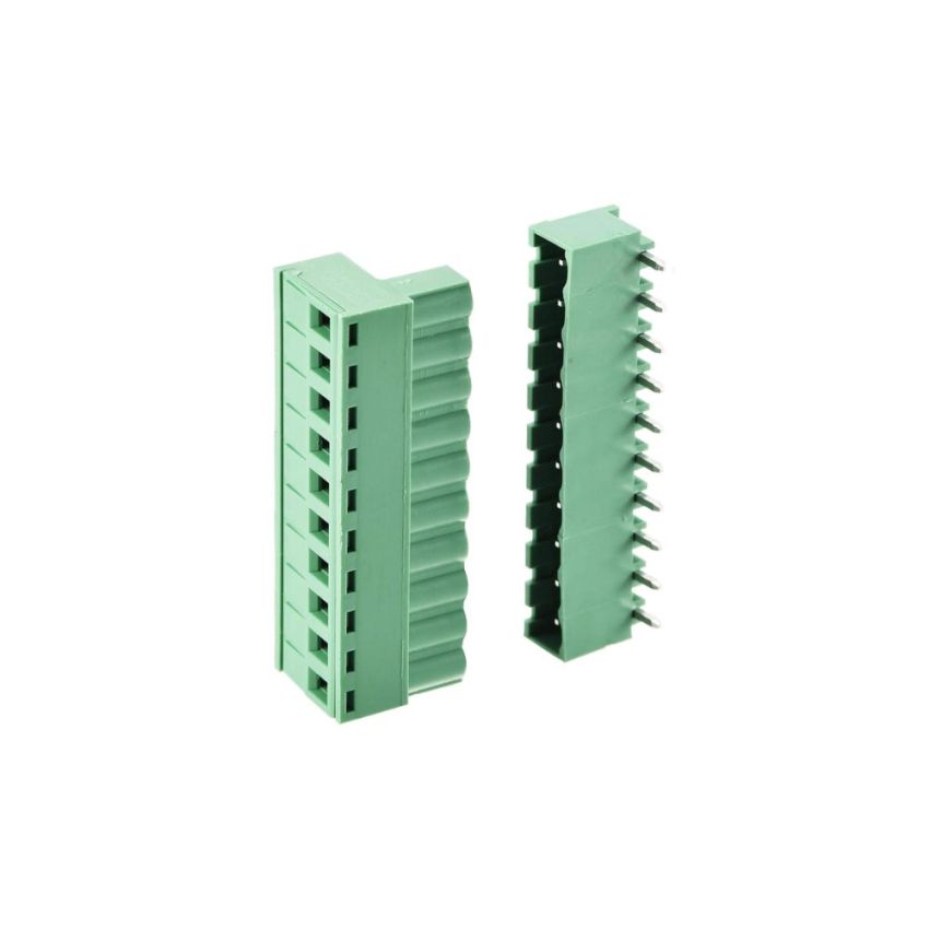 2EDGK,Terminal Block,5.08mm,10Pin,M/F,Angle