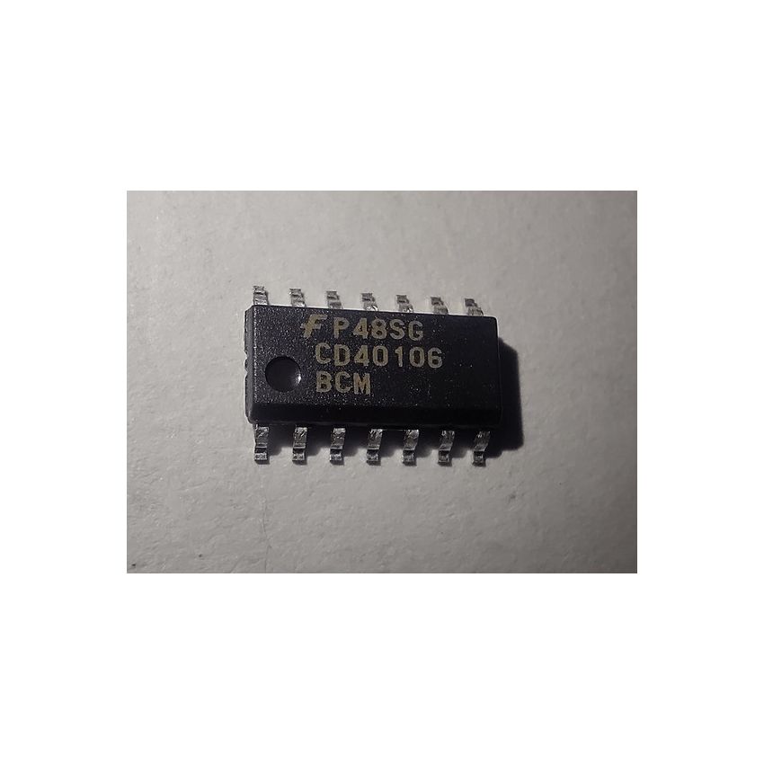 CD40106BCM - Hex Schmitt Trigger, CMOS Logic, 14-SOIC Package