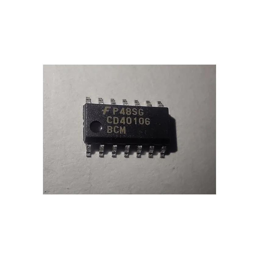CD40106BCM - Hex Schmitt Trigger, CMOS Logic, 14-SOIC Package