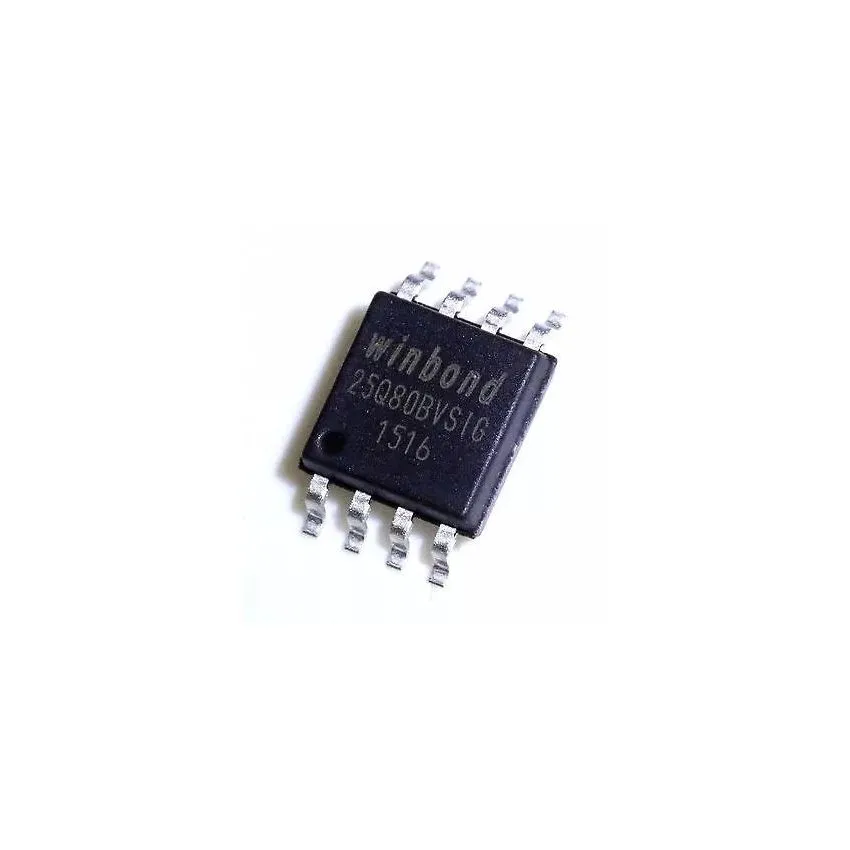 W25Q80BVSSIG, 8M-bit Serial Flash Memory, SPI Interface,  SOIC-8