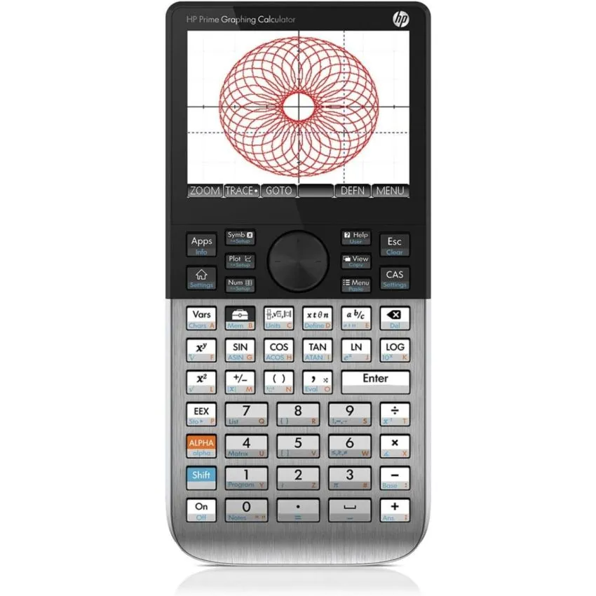 HP Prime Graphing Calculator Touchscreen CAS High-Resolution Display Rechargeable Battery