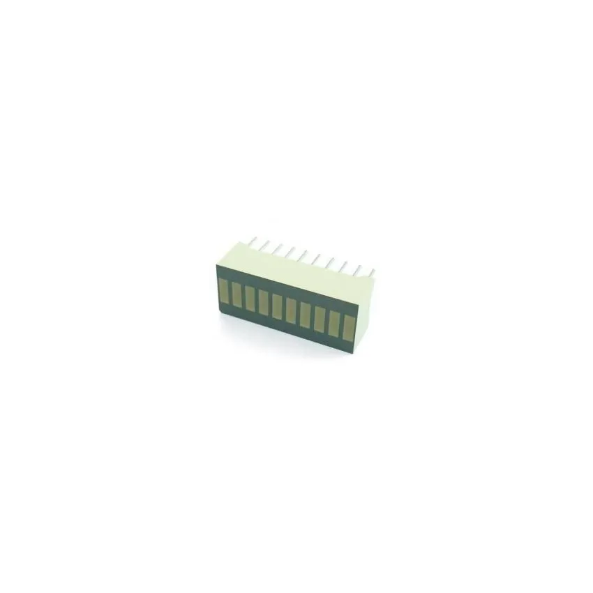 DC10YWA ,10 Segment Bar Graph Array - Yellow LED, 25.4mm x 10.16mm