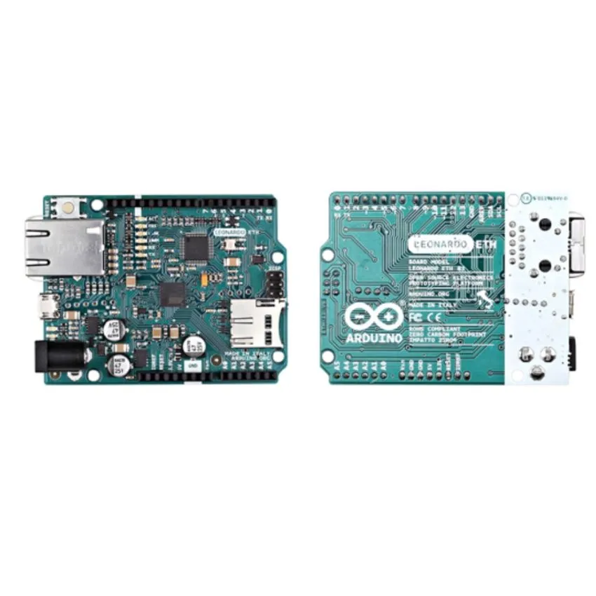 A000022 ,Arduino Leonardo ETH Board - ATmega32u4 Microcontroller, Ethernet & Micro SD Connectivity