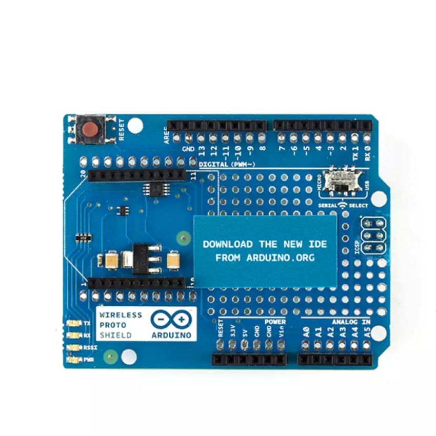 A000064 ,Arduino Wireless Proto Shield - Prototyping Shield for Wireless Modules, XBee Socket, Breadboard Compatible