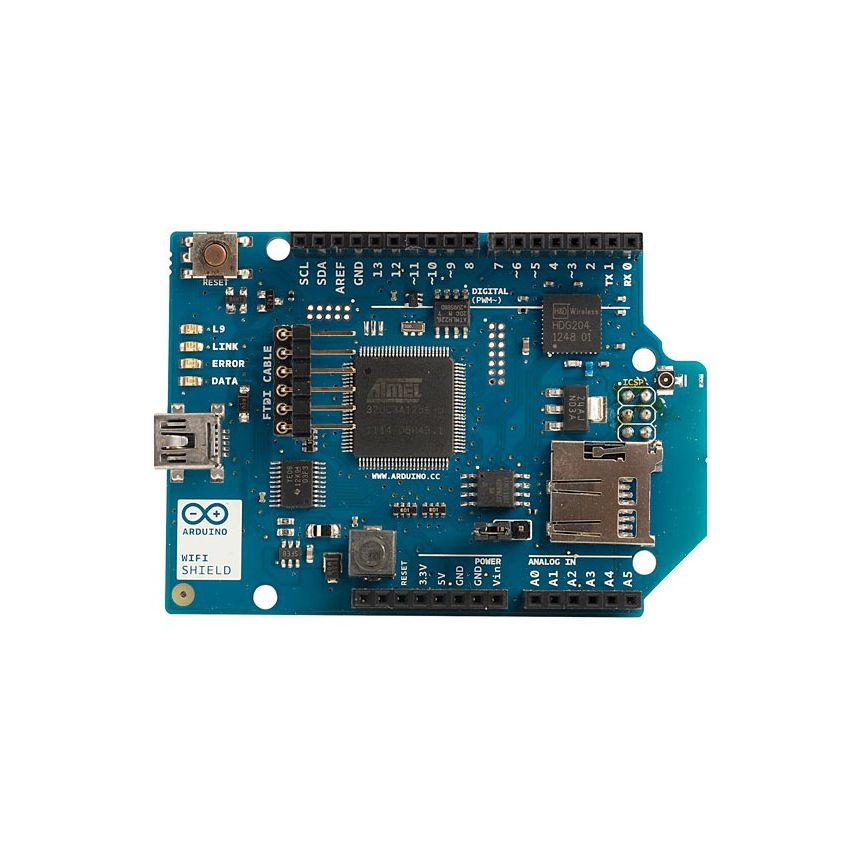 A000089 ,Arduino WiFi Shield with Antenna Connector - 802.11 b/g Connectivity