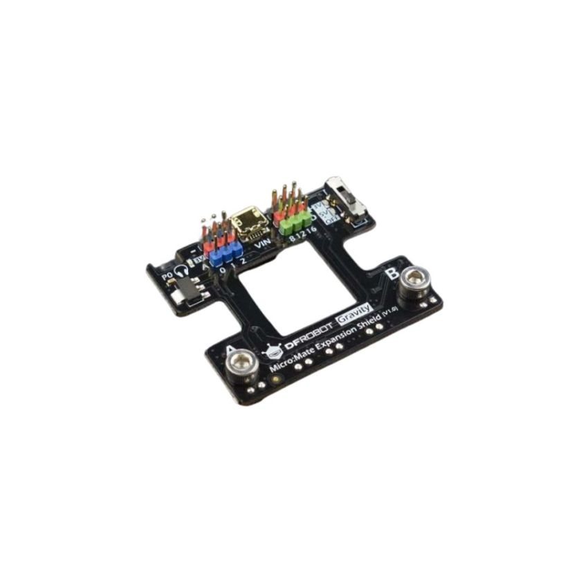 DFR0518 micro Mate - a Mini & Thin Expansion Board for micro bit(Gravity Compatible)