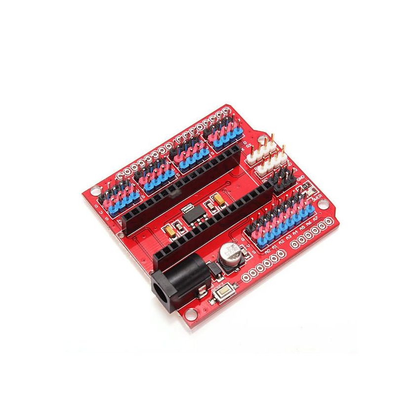 Arduino Nano Expansion Shield, I/O Expansion Board for Sensor Modules, Power Jack and Screw Terminals