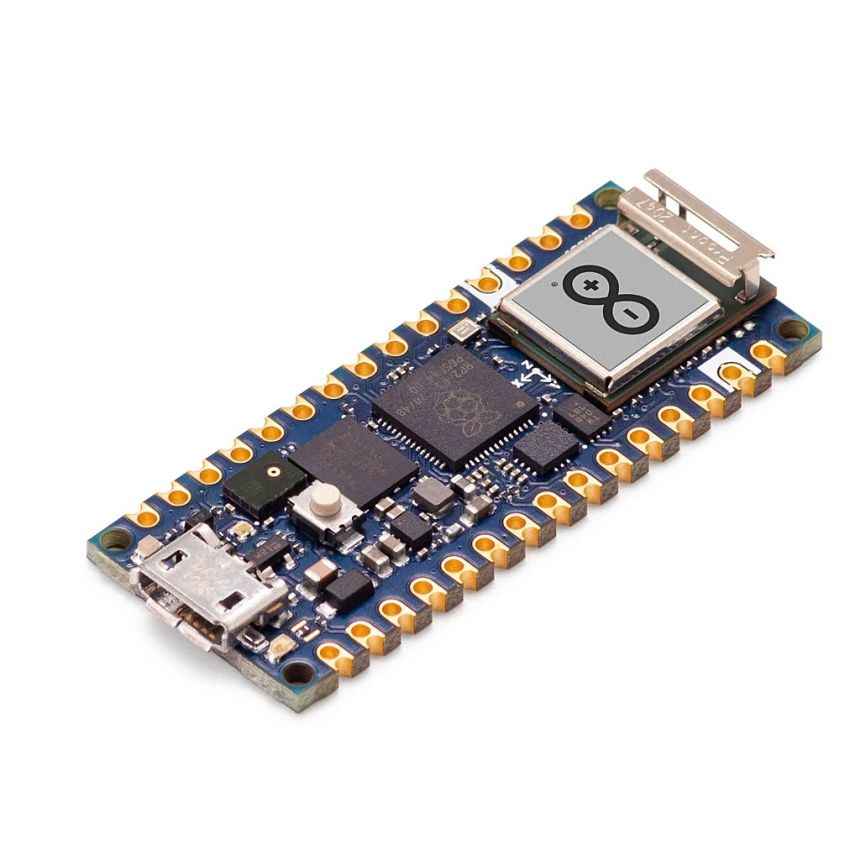 ABX00071,Arduino Nano RP2040 Connect - Dual-Core Arm Cortex-M0+, Wi-Fi & Bluetooth