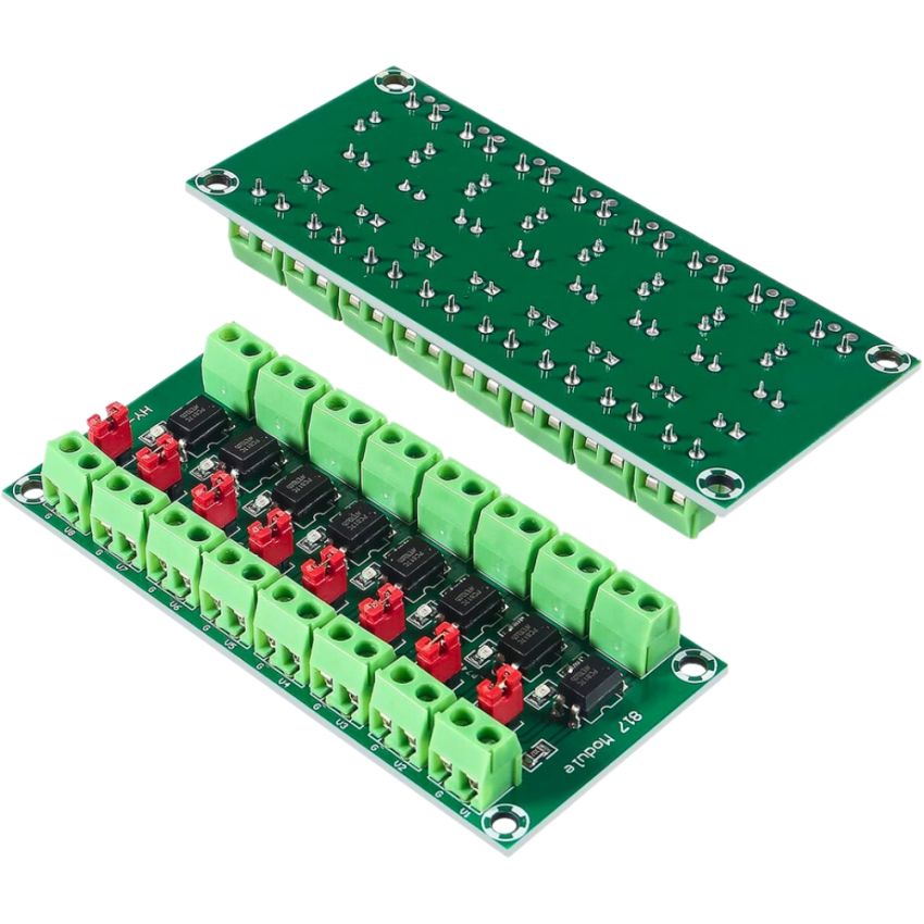 PC817,Relay Module Board with Optocoupler Isolation,5V,8-Channel
