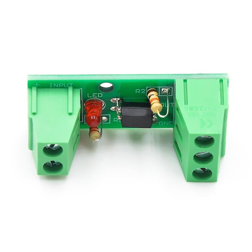PC817 EL817 DC-1 Channel Optocoupler Isolation Module for DC Voltage/Current Sensing, 1.8V-24V