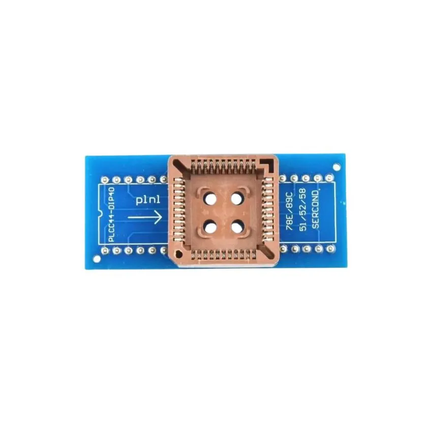 PLCC44 to DIP40 IC Adapter Socket for Programming and Prototyping