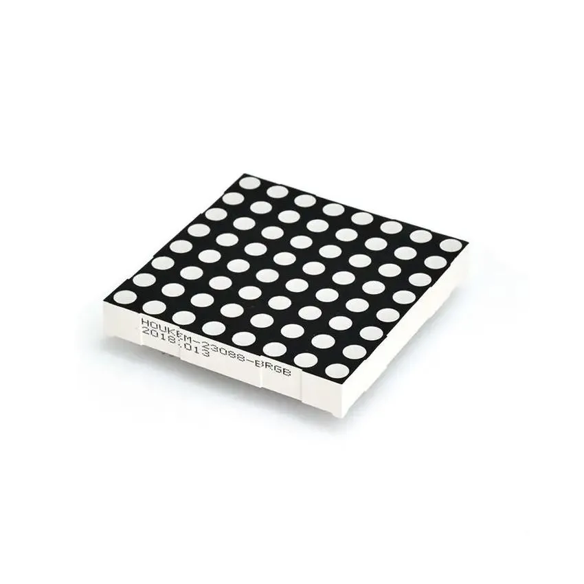  60 x 60 mm RGB LED Matrix Display - High Brightness Multicolor Module for Arduino and Electronics Projects