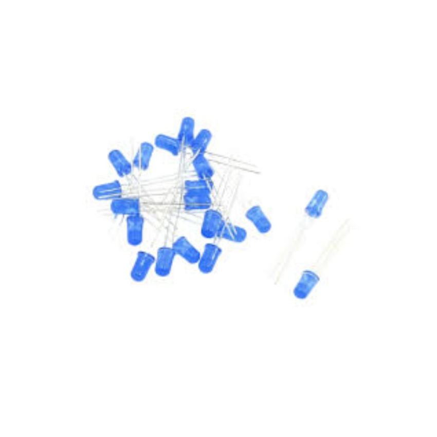 50x Blue LED Light Kit with 50x 200-Ohm Resistors for Arduino and Raspberry Pi