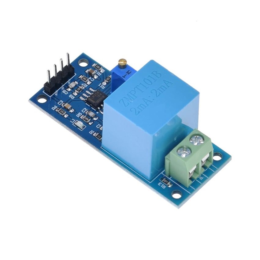 ZMPT101B AC Voltage Sensor Module, 2mA Output, Single-Phase Voltage Transformer Module for Arduino