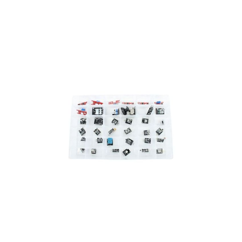 37-in-1 Sensor Kit for Arduino - Temperature, Motion, Light Detection Modules