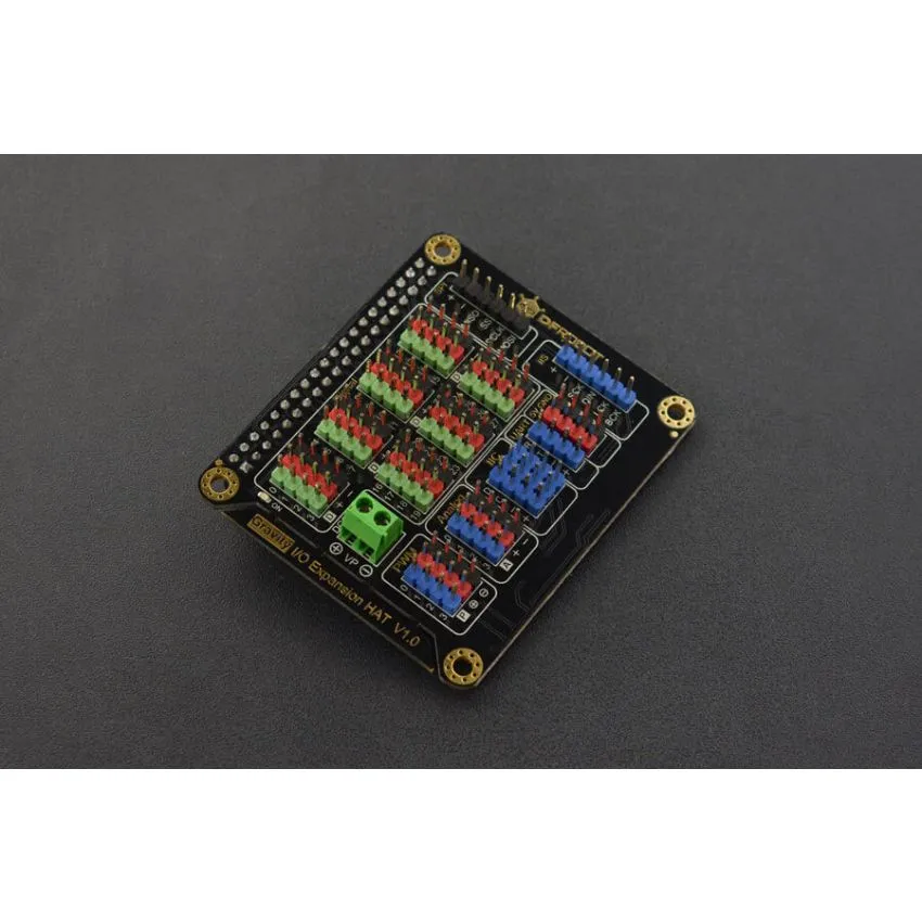 IO Expansion HAT for Raspberry Pi 4B/3B+