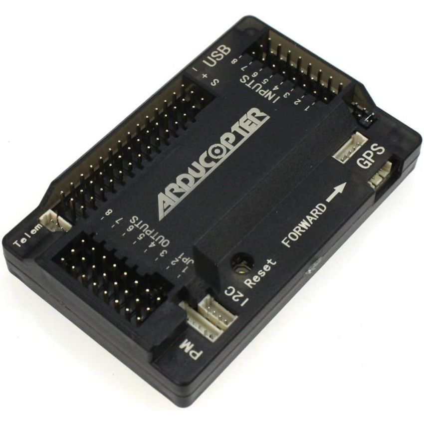 APM 2.8 Flight Controller with Built-in Compass, 6-Axis Gyro Stabilization, Compatible with Multirotor and Fixed-Wing Drones