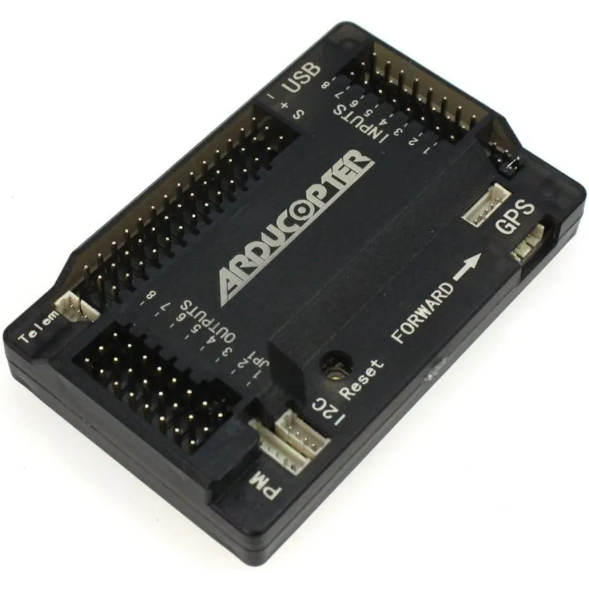 APM 2.8 Flight Controller with Built-in Compass, 6-Axis Gyro Stabilization, Compatible with Multirotor and Fixed-Wing Drones